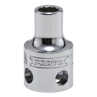 Tether-Ready Drive Deep Sockets, 3/8 in Drive, 1/4 in, 1 3/32 in L, 12 Points