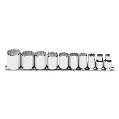 Torqueplus 10 Piece Socket Sets, 3/8 in, 12 Point