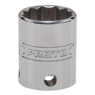 Tether-Ready Drive Deep Sockets, 3/8 in Drive, 18 mm, 1 3/16 in L, 12 Points