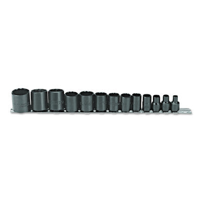 Torqueplus 13 Piece Protoblack Socket Sets, 3/8 in, 12 Point