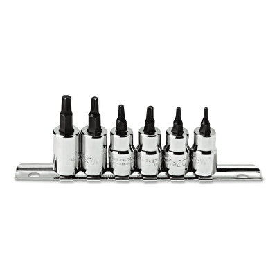 6 Piece Torx Bit Socket Sets, 3/8 in