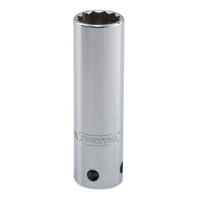 Tether-Ready Drive Deep Sockets, 1/2 in Drive, 11/16 in, 3 1/4 in L, 12 Points