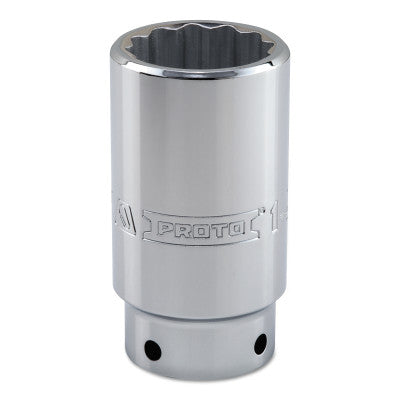 Tether-Ready Drive Deep Sockets, 1/2 in Drive, 1 5/16 in, 3 1/2 in L, 12 Points