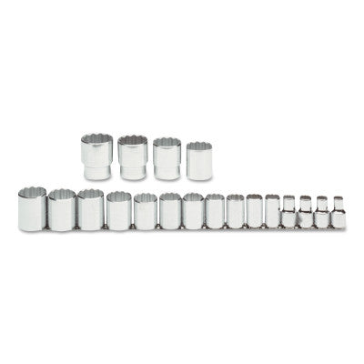 Torqueplus 19 Piece Socket Sets, 1/2 in, 12 Point