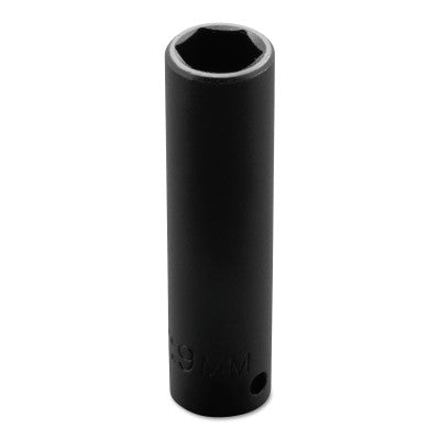 Torqueplus Metric Deep Impact Sockets 1/4 in, 1/4 in Drive, 9 mm, 6 Points