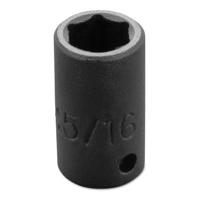 Torqueplus Impact Sockets 1/4 in, 1/4 in Drive, 9/16 in, 6 Points