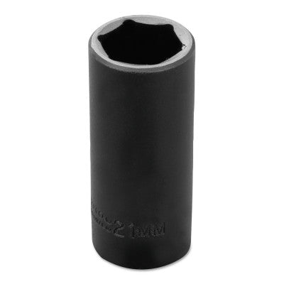 Torqueplus Metric Deep Impact Sockets 3/8 in, 3/8 in Drive, 21 mm, 6 Points