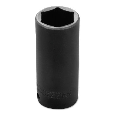 Torqueplus Metric Deep Impact Sockets 3/8 in, 3/8 in Drive, 22 mm, 6 Points