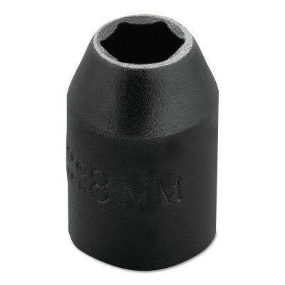 Torqueplus Metric Impact Sockets 3/8 in, 3/8 in Drive, 8 mm, 6 Points