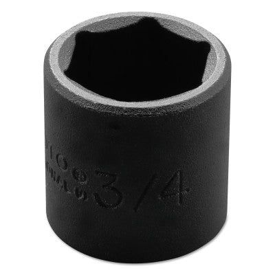 Torqueplus Impact Sockets 3/8 in, 3/8" Dr, 3/4 in, 6 Pt