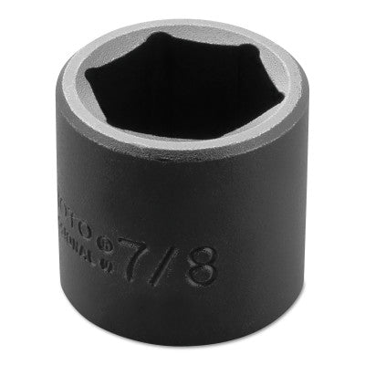 Torqueplus Impact Sockets 3/8 in, 3/8" Dr, 7/8 in, 6 Pt