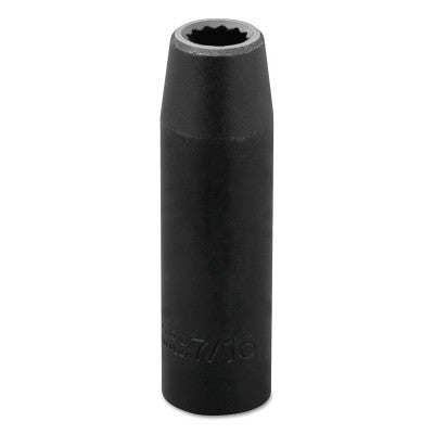 Torqueplus Deep Impact Sockets 1/2 in, 1/2 in Drive, 7/16 in, 12 Points