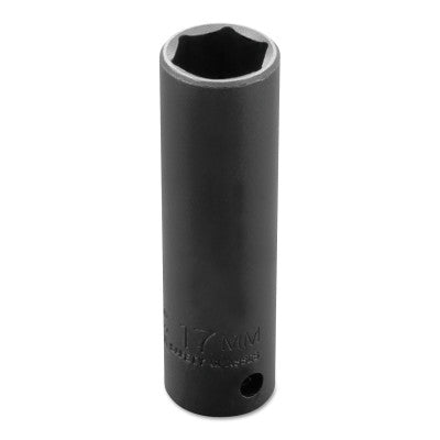 TorquePlus Thin Wall Deep Impact Sockets, 1/2 in Drive, 17 mm, 6 Point