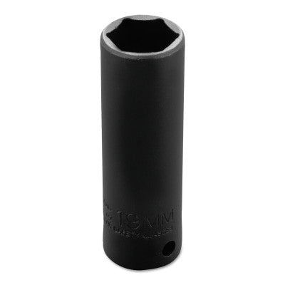 TorquePlus Thin Wall Deep Impact Sockets, 1/2 in Drive, 19 mm, 6 Point