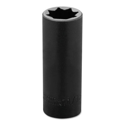 Torqueplus Deep Impact Sockets 1/2 in, 1/2 in Drive, 11/16 in, 8 Points
