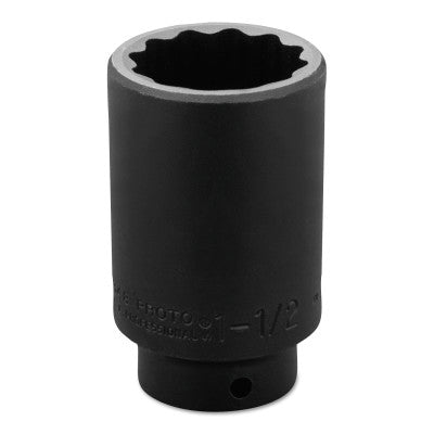 Torqueplus Deep Impact Sockets 1/2 in, 1/2 in Drive, 1 1/2 in, 12 Points