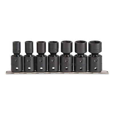 Torqueplus 7 Piece Universal Impact Socket Sets, 1/2 in, 6 Point
