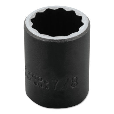Torqueplus Impact Sockets, 1/2 in Drive, 7/8 in Opening, 12 Points