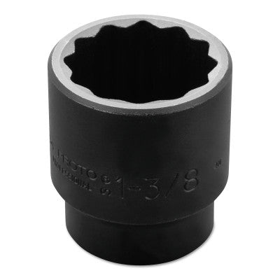 Torqueplus Impact Sockets, 1/2 in Drive, 1 3/8 in Opening, 12 Points