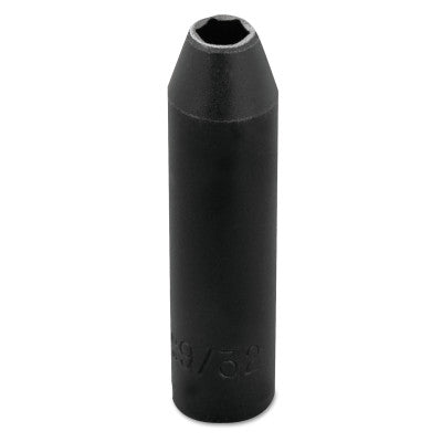 Torqueplus Deep Impact Sockets , 3/8 in Drive, 9/32 in Opening, 6 Points