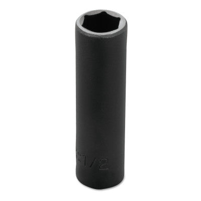 Torqueplus Deep Impact Sockets , 3/8 in Drive, 1/2 in Opening, 6 Points
