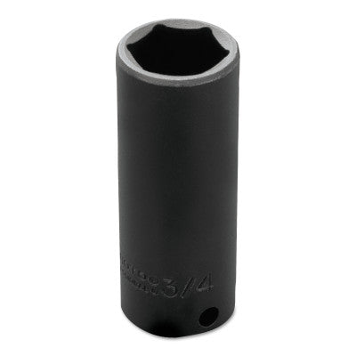 Torqueplus Deep Impact Sockets , 3/8 in Drive, 3/4 in Opening, 6 Points