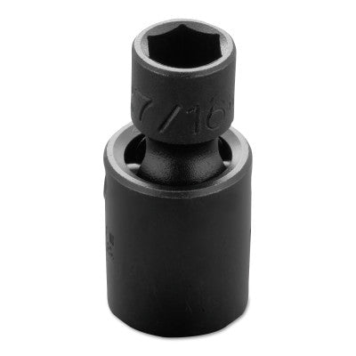 Drive Universal Impact Sockets, 7/16 in Drive, 3/4 in, 2 19/32 in L, 6 Points