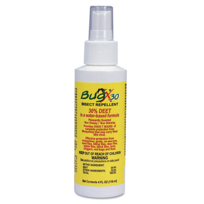 BugX Insect Repellent Sprays, 4 oz Bottle