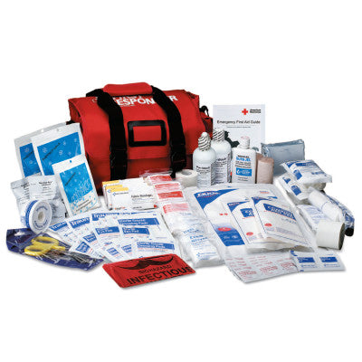First Responder Kits, 100 Denier Cordura Bag, 150 Piece, Portable