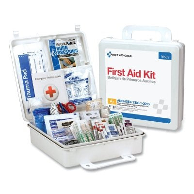 50 PERSON FIRST AID KIT ANSI A+ PLASTIC CASE
