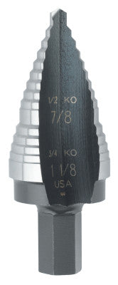 High Speed Steel Fractional Self-Starting, 7/8 in-1 1/8 in, 2 Steps