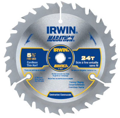 Cordless Circular Saw Blades, 5 1/2 in, 24 Teeth