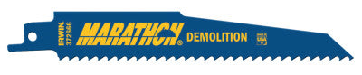 Demolition Reciprocating Blades, 9 in x 1 7/8 in, 6 TPI, 5/PK