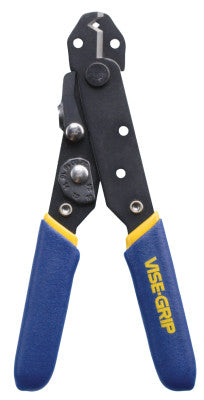 Wire Strippers / Cutters, 5 in, 10-24 AWG, Blue/Yellow