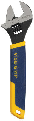 Vise-Grip Adjustable Wrenches, 8 in Long, 1 1/8 in Opening, Chrome