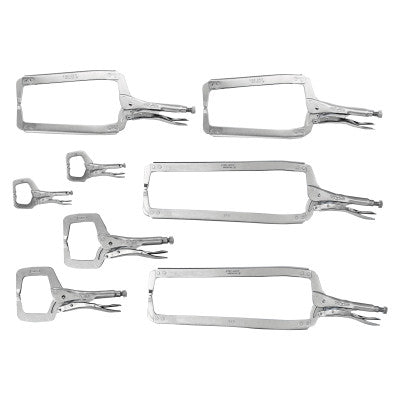 The Original Locking Clamp Sets, Lever Handle, 1 1/2 in - 2 5/8 in Throat Depth
