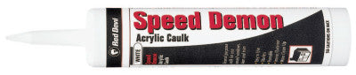 Speed Demon Acrylic Caulk, 10.1 oz Cartridge, White