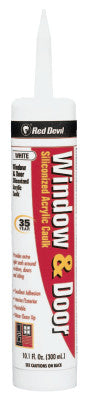 Window, Door & Siding Sealants, 10.1 oz Cartridge, White