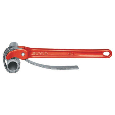 Strap Pipe Wrench, 5 1/5 OD, 29 1/4 in Strap, For Plastic Pipe