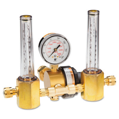 MILLER-SMITH Flowmeter Regulators, Argon/Helium/Carbon Dioxide, 3000 PSIG inlet