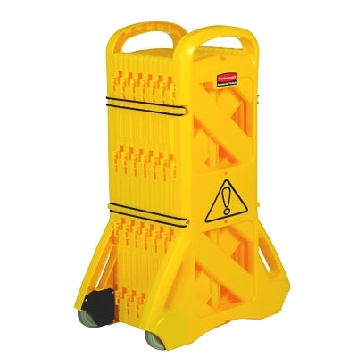 YELLOW MOBILE SAFETY BARRIER