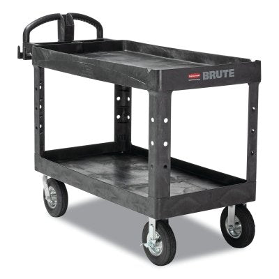 HD LIPPED 2-SHELF UTILITY CART LARGE