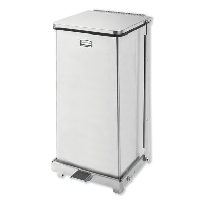 STEP CAN SQ SS 6.5GAL