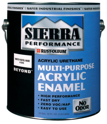 Sierra Performance Beyond Multi Purpose Acrylic Enamels, 1 Gal,Pastel Base,Satin