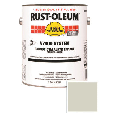 High Performance V7400 System DTM Alkyd Enamel, 1 Gal, Almond, High-Gloss