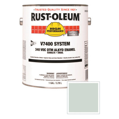 High Performance V7400 System DTM Alkyd Enamel, 1 Gal, Lght Ntrl Gry, Semi-Glss