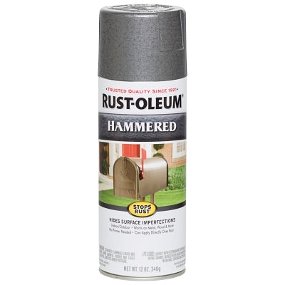 SILVER HAMMERED FINISH PAINT 12OZ. F.WT.