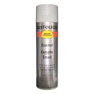 High Performance V2100 System Enamel Aerosols, 15oz, Light Machinery Gray, Gloss