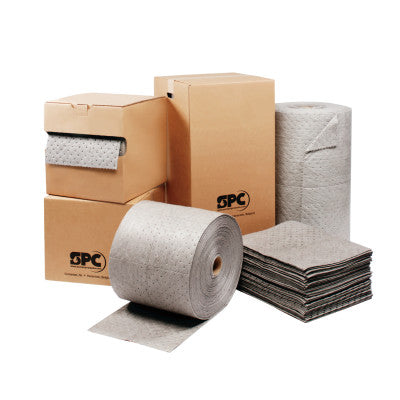 SPC MRO Plus Sorbents, Absorbs 49 gal, 17 1/4 in x 17 5/16 in