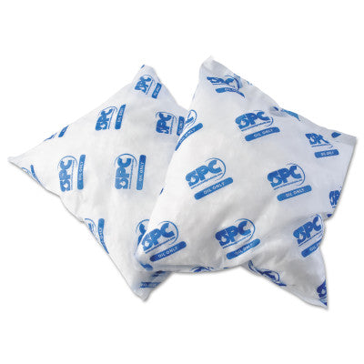Oil Only Pillows, Absorbs 28 gal/bale, 18 in x 19 in, White
